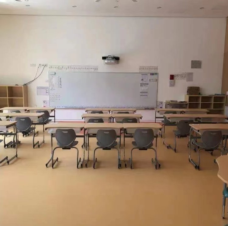学校教室PVC塑胶地板