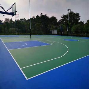 室外篮球场PVC运动地胶